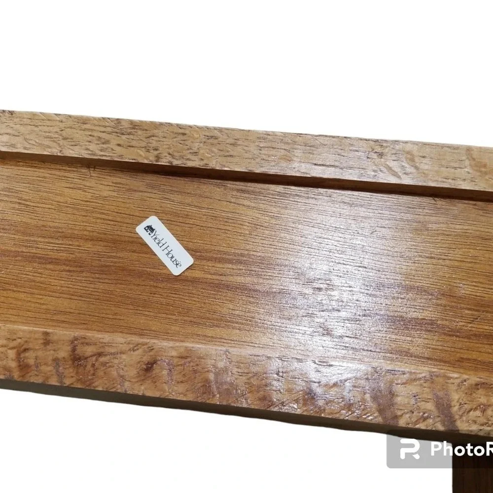 Yield house solid oak wood shelf vintage